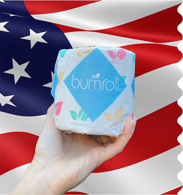 Bumroll Premium Toilet Paper, Made In The USA, Recycled, Chlorine Free, PFOA/PFOS Free, Plants Trees In The USA